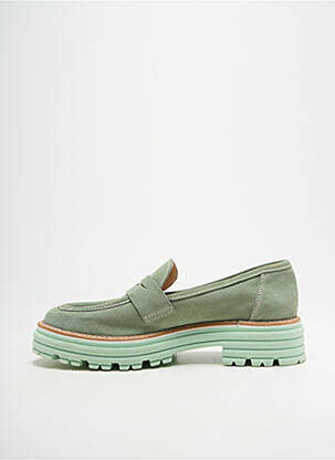 Mocassins type de semelle amortissante talon de 4 à 6cm vert MURATTI femme