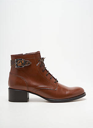 Bottines/boots talon bas talon de 4 à 6cm marron MURATTI femme