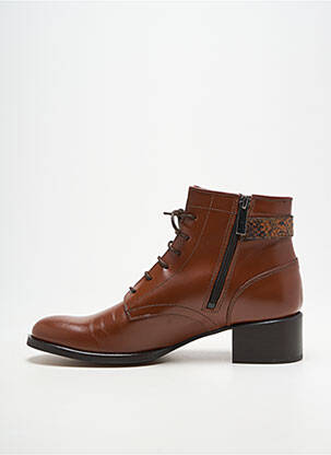 Bottines/boots talon bas talon de 4 à 6cm marron MURATTI femme