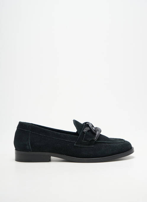 Mocassins bout rond talon plat jusqu'à 3cm noir ADIGE femme