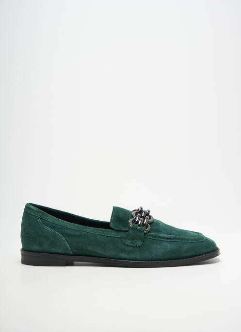 Mocassins talon bas talon plat jusqu'à 3cm vert ADIGE femme