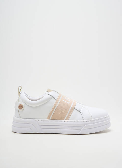 Baskets fermeture elastique talon de 4 à 6cm blanc LIU JO femme