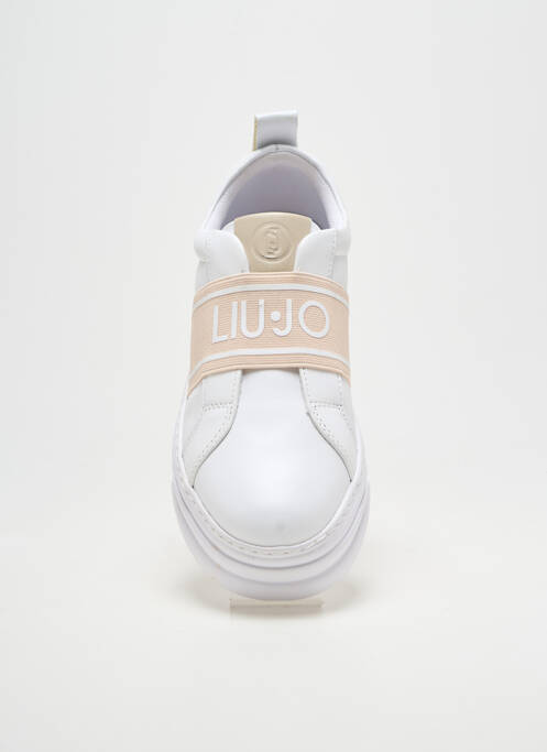 Baskets fermeture elastique talon de 4 à 6cm blanc LIU JO femme