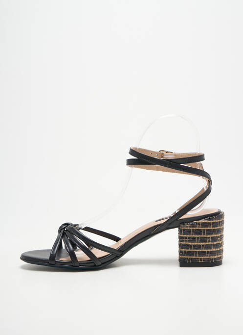 Sandales/nu pieds talon bottier talon de 4 à 6cm noir PATRIZIA PEPE femme