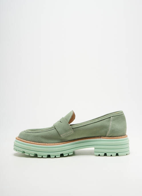 Mocassins type de semelle amortissante talon de 4 à 6cm vert MURATTI femme