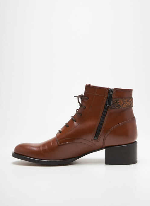 Bottines/boots talon bas talon de 4 à 6cm marron MURATTI femme