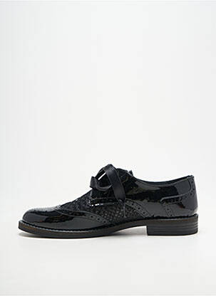 Derbies matière lisse talon plat jusqu'à 3cm noir MYMA femme