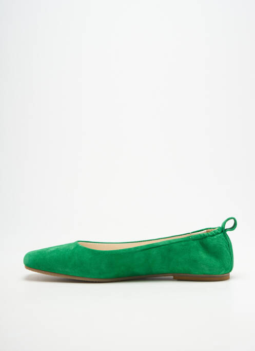 Ballerines type de semelle amortissante talon plat jusqu'à 3cm vert GIANNI CRASTO femme