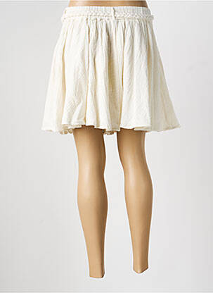Jupe courte coupe évasée blanc BERENICE femme