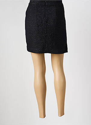 Jupe courte coupe droite noir BERENICE femme