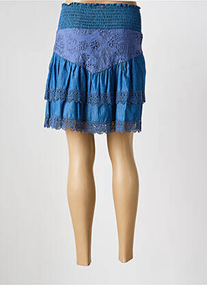 Jupe courte coupe évasée bleu LIU JO femme