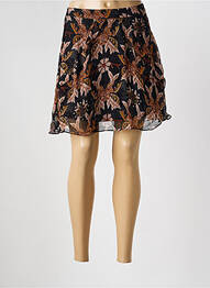 Jupe courte coupe évasée noir BERENICE femme