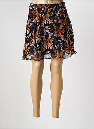 Jupe courte coupe évasée noir BERENICE femme