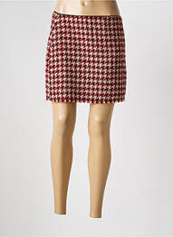 Jupe courte coupe droite rouge LIU JO femme