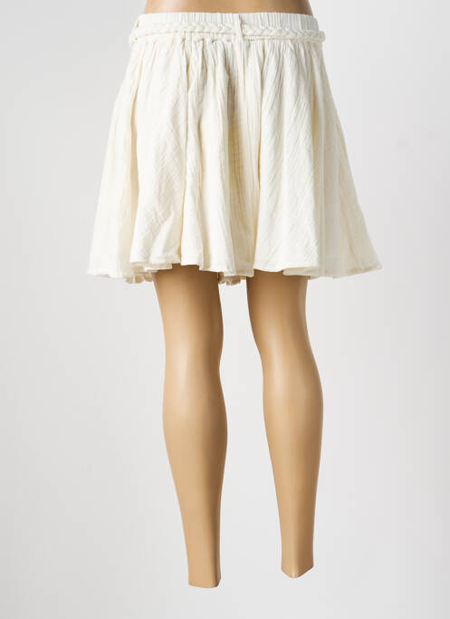 Jupe courte coupe évasée blanc BERENICE femme