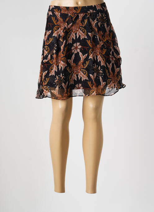 Jupe courte coupe évasée noir BERENICE femme