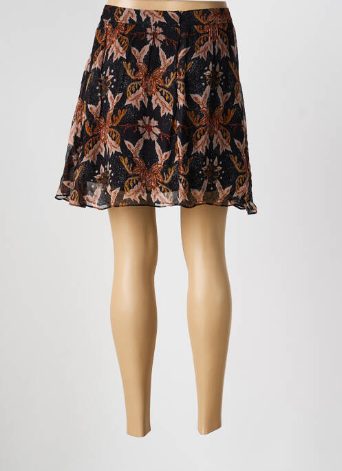 Jupe courte coupe évasée noir BERENICE femme