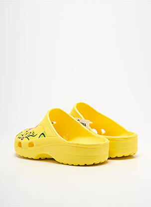 Mules/sabots voute plantaire talon de 4 à 6cm jaune SNOGS femme