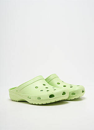 Mules/sabots voute plantaire talon de 4 à 6cm vert SNOGS femme