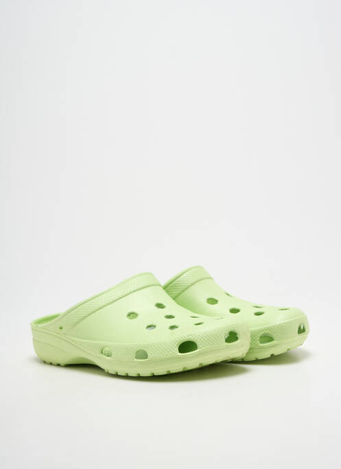 Mules/sabots voute plantaire talon de 4 à 6cm vert SNOGS femme