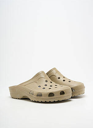 Mules/sabots voute plantaire talon de 4 à 6cm beige SNOGS femme