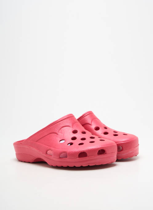 Mules/sabots voute plantaire talon de 4 à 6cm rose SNOGS femme
