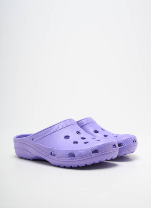 Mules/sabots voute plantaire talon de 4 à 6cm violet SNOGS femme
