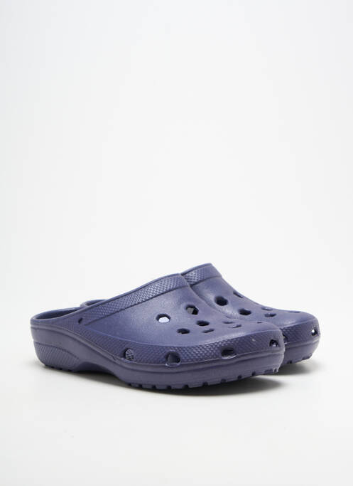 Mules/sabots voute plantaire talon de 4 à 6cm bleu SNOGS femme
