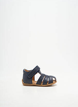 Sandales/nu pieds bout rond bout rond bleu BISGAARD garçon
