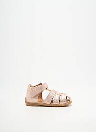 Sandales/nu pieds bout rond bout rond rose BISGAARD fille