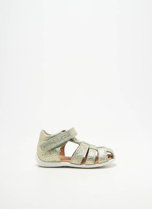 Sandales/nu pieds bout rond bout rond vert BISGAARD fille