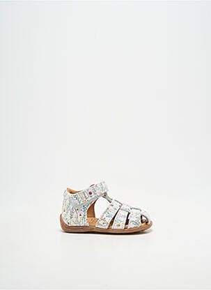 Sandales/nu pieds bout rond bout rond blanc BISGAARD fille