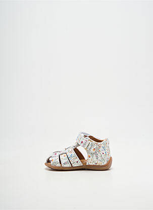 Sandales/nu pieds bout rond bout rond blanc BISGAARD fille