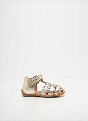 Sandales/nu pieds bout rond bout rond or BISGAARD fille