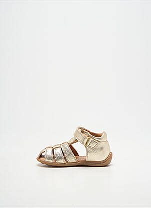Sandales/nu pieds bout rond bout rond or BISGAARD fille