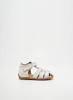 Sandales/nu pieds bout rond bout rond blanc BISGAARD enfant