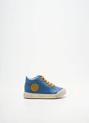 Bottillons fermeture zip et lacets bout rond bleu FALCOTTO garcon