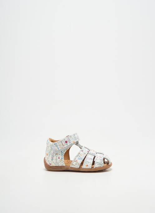 Sandales/nu pieds bout rond bout rond blanc BISGAARD fille