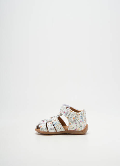 Sandales/nu pieds bout rond bout rond blanc BISGAARD fille