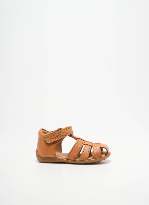 Sandales/nu pieds bout rond bout rond marron BISGAARD garcon