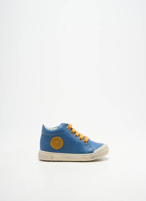 Bottillons fermeture zip et lacets bout rond bleu FALCOTTO garcon
