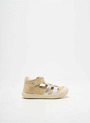 Bottillons fermeture scratch bout rond or NATURINO fille