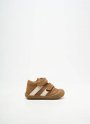 Baskets voute plantaire bout rond marron NATURINO garcon