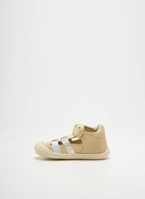 Bottillons fermeture scratch bout rond or NATURINO fille
