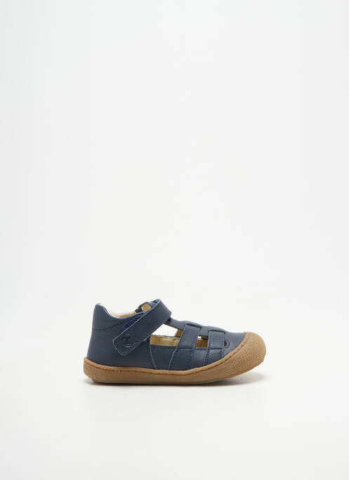 Bottillons fermeture scratch bout rond bleu NATURINO garcon