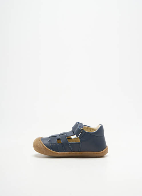 Bottillons fermeture scratch bout rond bleu NATURINO garcon