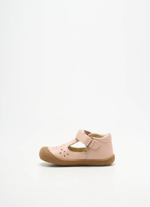 Bottillons fermeture scratch bout rond rose NATURINO fille