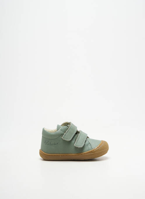 Baskets fermeture scratch bout rond vert NATURINO garcon