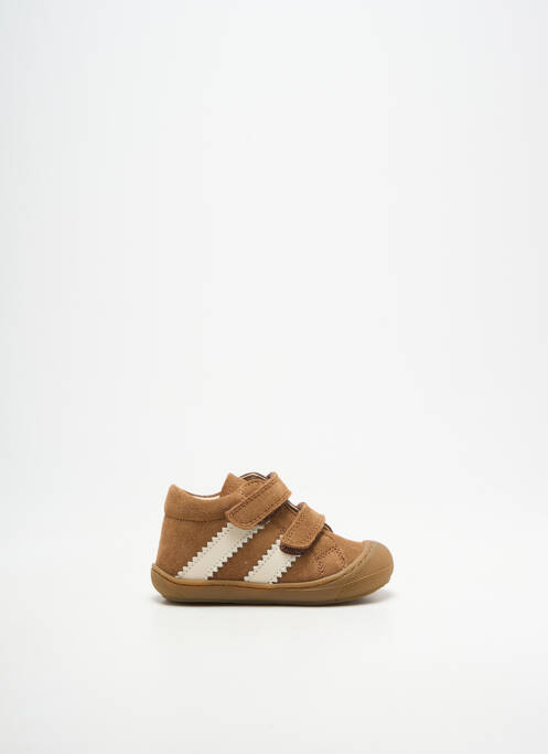 Baskets voute plantaire bout rond marron NATURINO garcon