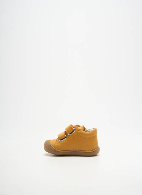 Baskets voute plantaire bout rond jaune NATURINO garcon